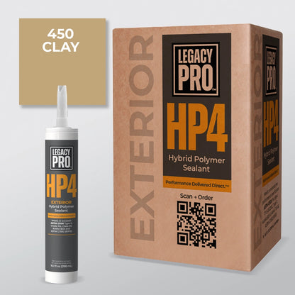 HP4  Hybrid Polymer Exterior Sealant – Case Pack of (12) 10.1 oz Cartridges