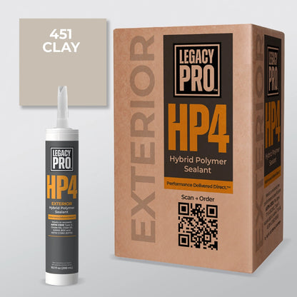 HP4  Hybrid Polymer Exterior Sealant – Case Pack of (12) 10.1 oz Cartridges