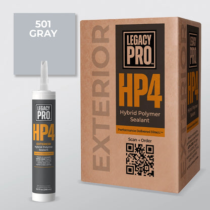 HP4  Hybrid Polymer Exterior Sealant – Case Pack of (12) 10.1 oz Cartridges