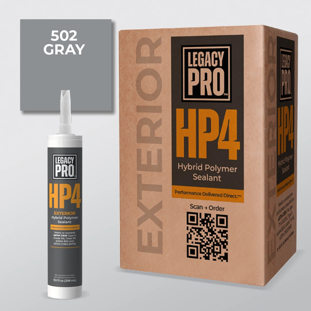 HP4  Hybrid Polymer Exterior Sealant – Case Pack of (12) 10.1 oz Cartridges