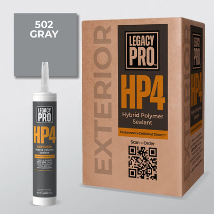 HP4  Hybrid Polymer Exterior Sealant – Case Pack of (12) 10.1 oz Cartridges