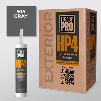 HP4  Hybrid Polymer Exterior Sealant – Case Pack of (12) 10.1 oz Cartridges